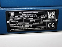 Cnc vlakbed lasersnijmachine trumpf trulaser 5030 fiber l68 met laser trudisk 6001, hawa ww 3001 t warmtewi... - afbeelding 7 van  19
