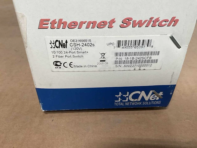 Cnet csh-2402s ethernet switch - afbeelding 2 van  2