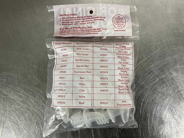 Co-rect - partij schenkdoppen - afbeelding 2 van  2