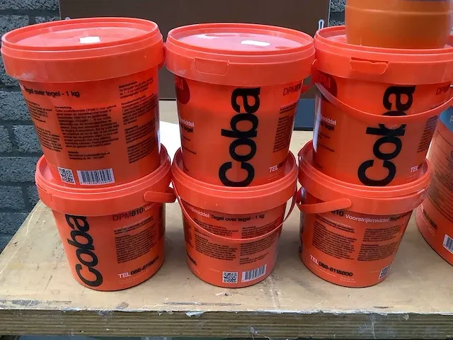 Coba - partij tegellijm, tegelreiniger, voorstrijkmiddel. (13x) - afbeelding 4 van  7