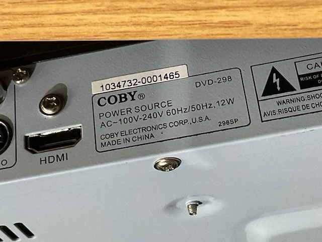 Coby 298 dvd player (3x) - afbeelding 4 van  4