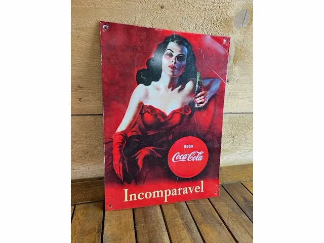 Coca cola - wandbord - afbeelding 2 van  2