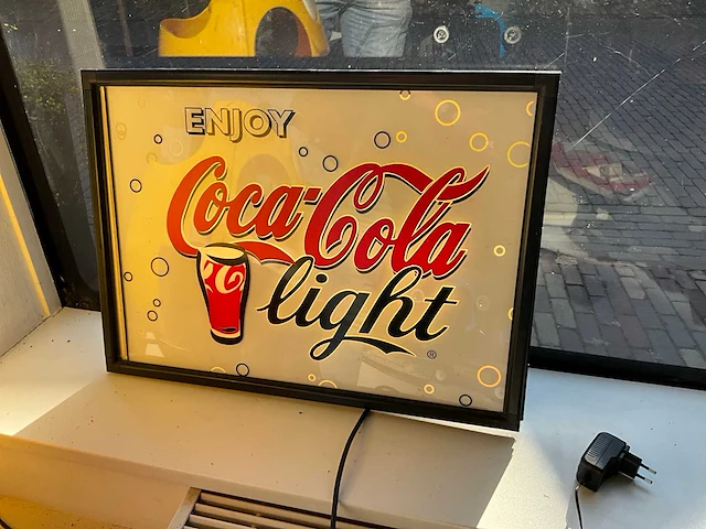 Coca cola lichtreclame - afbeelding 1 van  4