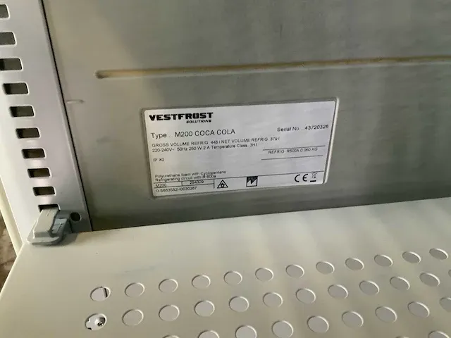 Coca cola vestfrost m200 koelkast - afbeelding 3 van  4