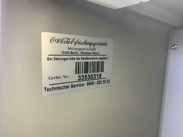 Coca cola vestfrost m200 koelkast - afbeelding 4 van  4