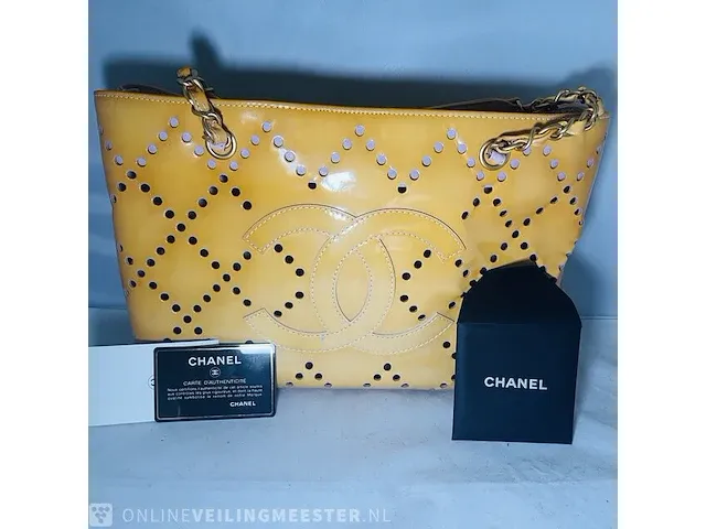 Coco chanel handtas schoudertas - met certificaat van €3000,00 - afbeelding 7 van  11