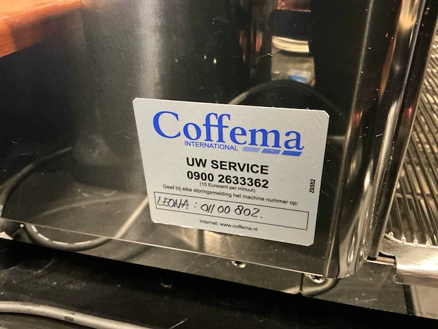 Coffema leona barista machine met losse koffiebonen maler - afbeelding 5 van  20