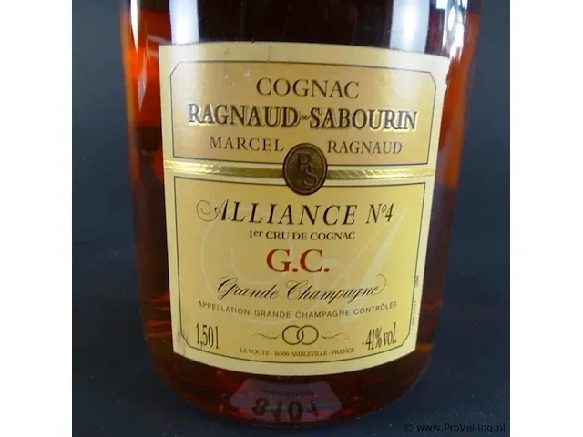 Cognac renaud-sabourind alliance no. 4 - afbeelding 2 van  5