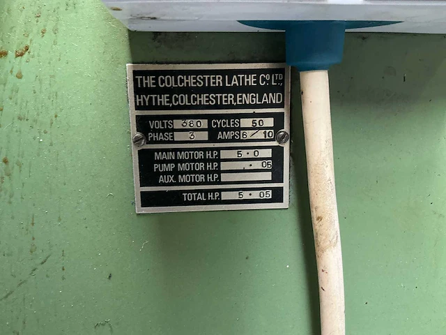 Colchester master 2500 universele draaibank - afbeelding 10 van  19