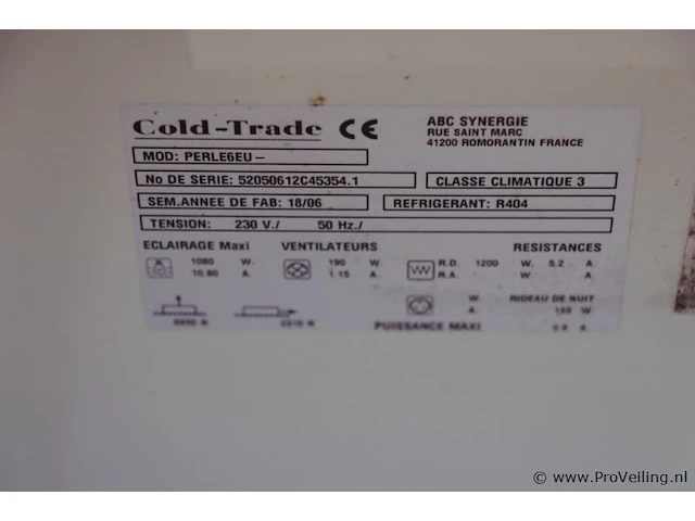 Cold-trade wandkoeling model perle6eu - 400x90x203cm - afbeelding 6 van  10