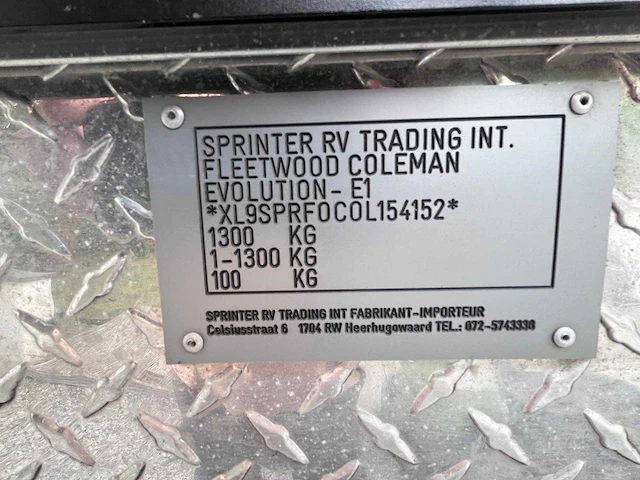 Coleman - fleetwood evolution e1 - mover - vouwwagen - 2010 - afbeelding 7 van  51