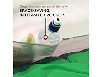 Coleman cortes 3 tunneltent tent 3 persoons waterdichte tent snel op te zetten blauw/wit - afbeelding 3 van  4