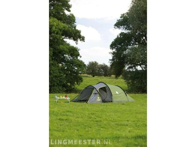 Coleman tasman 3 tunneltent - groen - 3 persoons - afbeelding 3 van  6