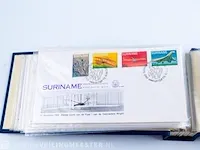 Collectie onbeschreven fdc's suriname - afbeelding 4 van  18