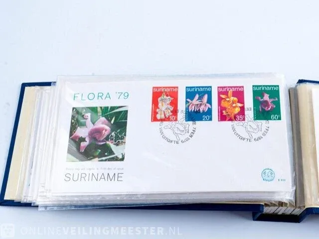 Collectie onbeschreven fdc's suriname - afbeelding 6 van  18
