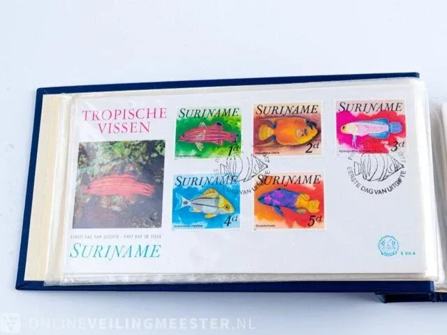 Collectie onbeschreven fdc's suriname - afbeelding 11 van  18