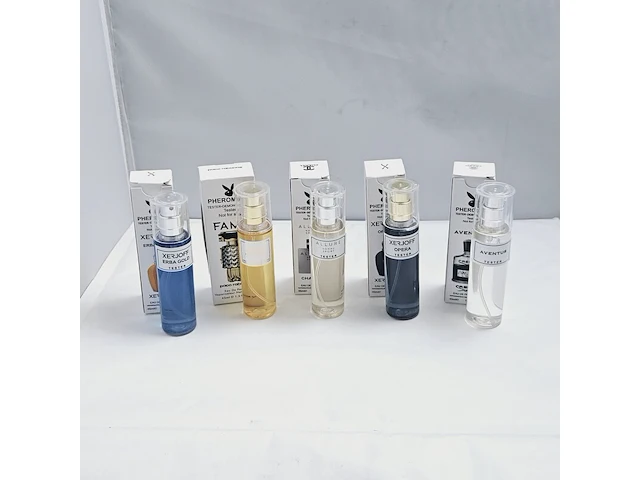 Collectie pheromone parfum - bekende merken - 5 x 45ml - afbeelding 1 van  4