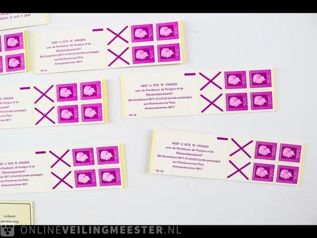 Collectie postfrisse postzegelboekjes nederland - afbeelding 2 van  10