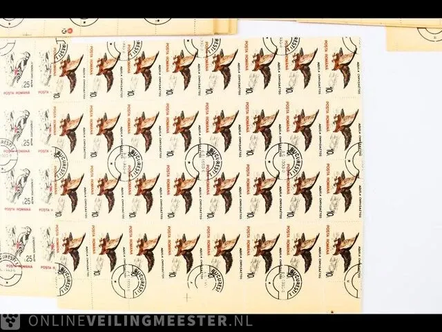 Collectie postzegelvellen/blokken roemenië - afbeelding 3 van  16