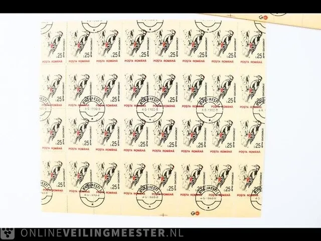 Collectie postzegelvellen/blokken roemenië - afbeelding 4 van  16