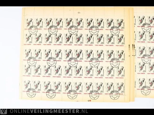 Collectie postzegelvellen/blokken roemenië - afbeelding 5 van  16