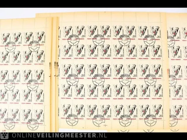 Collectie postzegelvellen/blokken roemenië - afbeelding 6 van  16