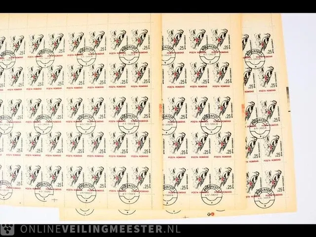 Collectie postzegelvellen/blokken roemenië - afbeelding 7 van  16