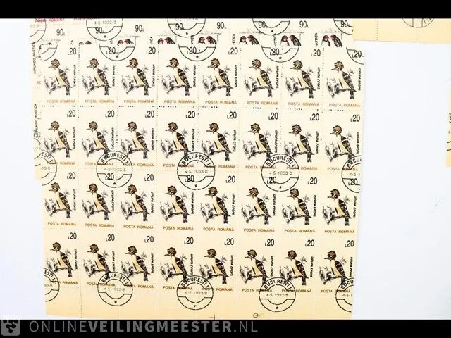 Collectie postzegelvellen/blokken roemenië - afbeelding 12 van  16