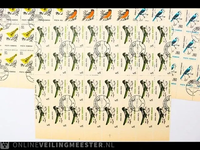 Collectie postzegelvellen/blokken roemenië - afbeelding 14 van  16