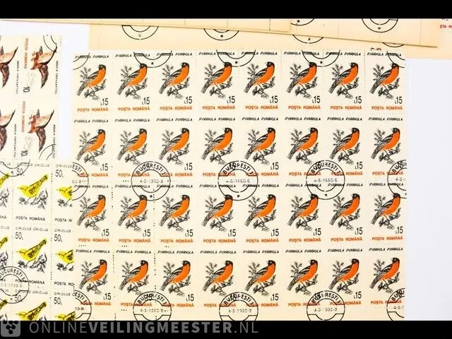 Collectie postzegelvellen/blokken roemenië - afbeelding 16 van  16