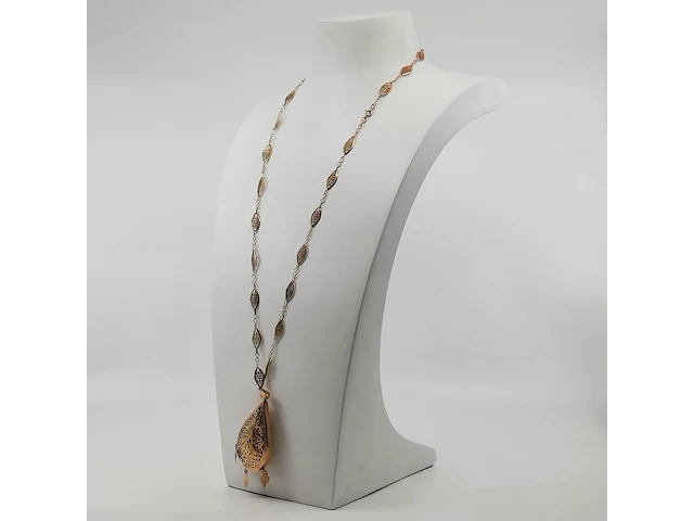 Collier, 18 karaats - afbeelding 1 van  9