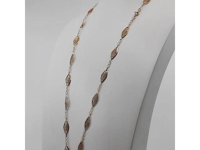 Collier, 18 karaats - afbeelding 3 van  9