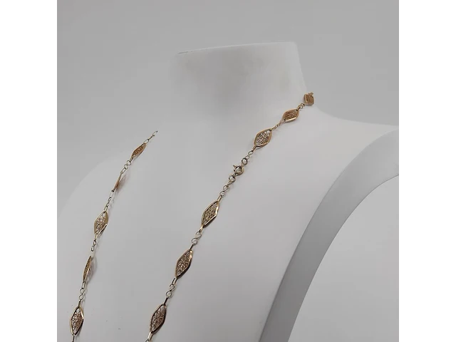 Collier, 18 karaats - afbeelding 4 van  9