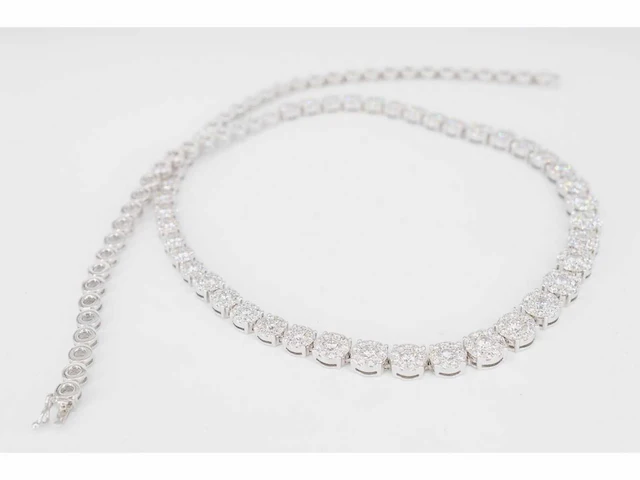 Collier diamant briljant 7.50 ct - afbeelding 5 van  5