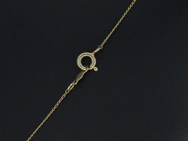 Collier goud zilver diamant - afbeelding 5 van  5