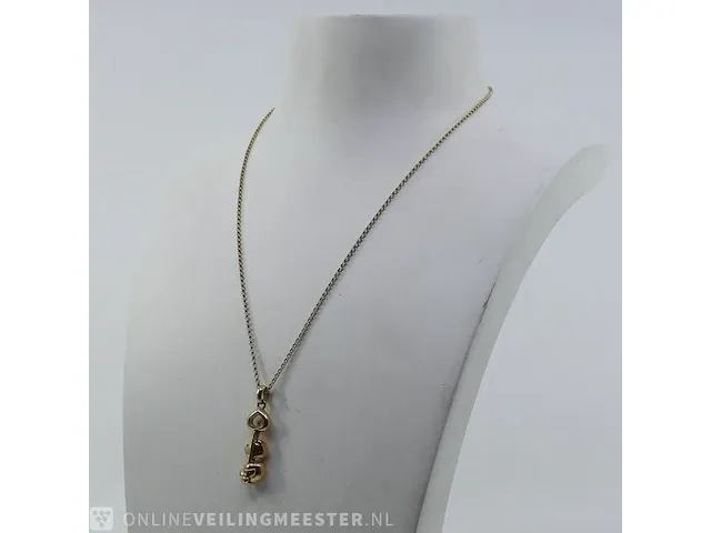 Collier met hanger chopard, happy diamond - afbeelding 1 van  11