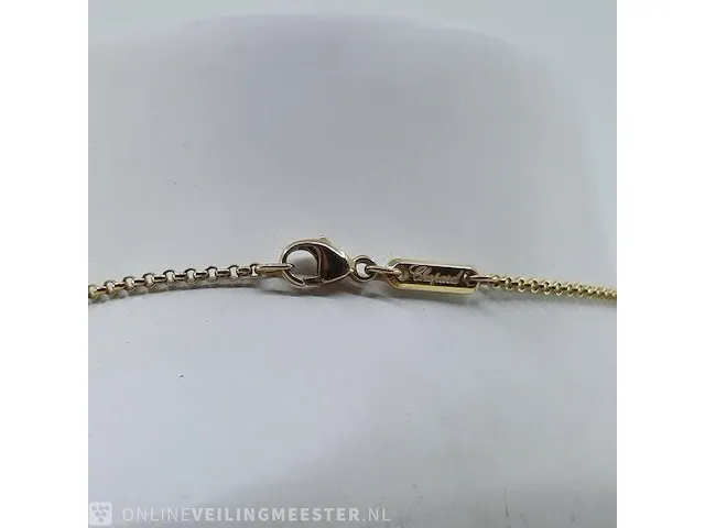 Collier met hanger chopard, happy diamond - afbeelding 9 van  11
