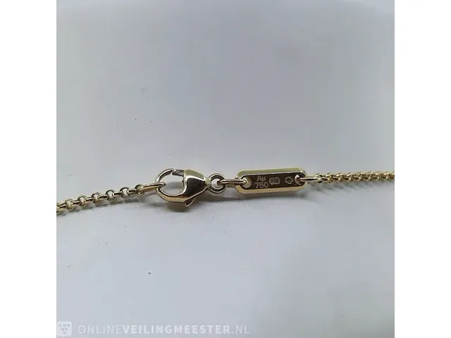 Collier met hanger chopard, happy diamond - afbeelding 10 van  11