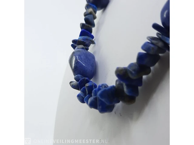 Collier van lapis lazuli - afbeelding 2 van  11