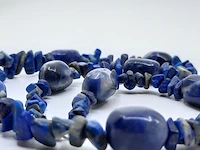 Collier van lapis lazuli - afbeelding 3 van  11