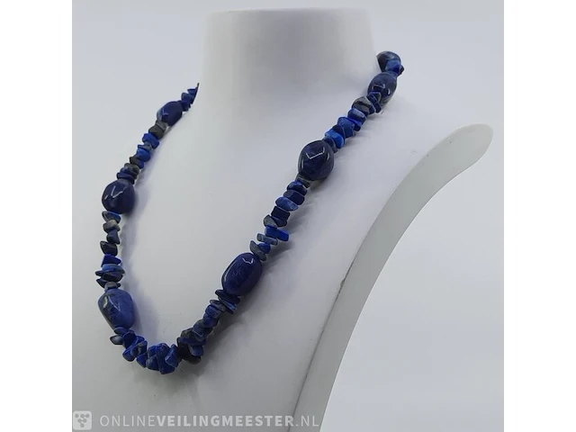 Collier van lapis lazuli - afbeelding 1 van  11