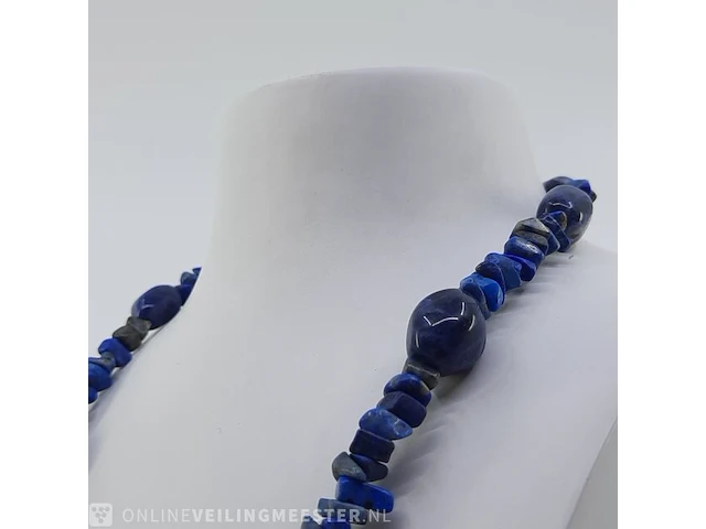 Collier van lapis lazuli - afbeelding 5 van  11