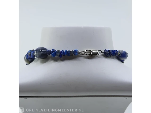 Collier van lapis lazuli - afbeelding 8 van  11