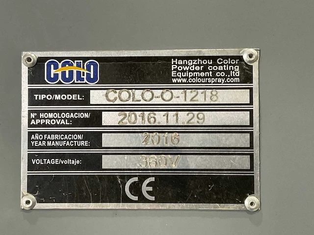 Colo colo-0-1218 poeder lak oven - afbeelding 16 van  16