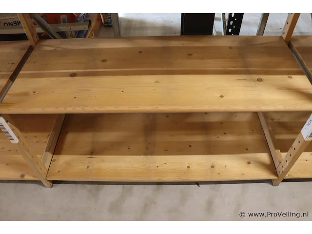 Combi-kavel: stellingen (hout) - 9 stuks - kavelnummers 1237666 t/m 1237672 & 1237686 - afbeelding 4 van  4