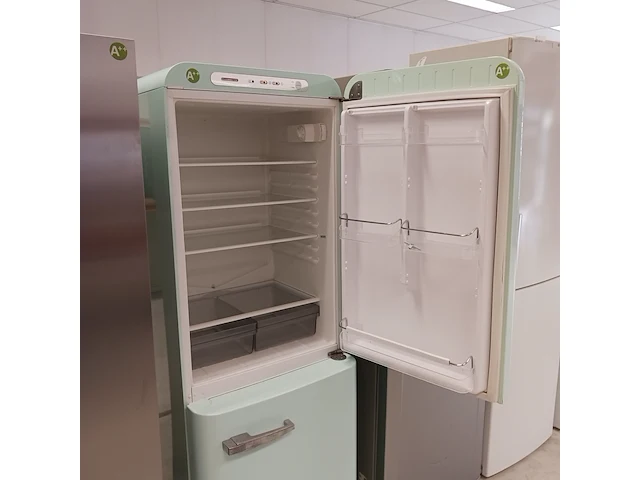 Combi koelkast a++, smeg, fab32v7, mintgroen - afbeelding 4 van  10