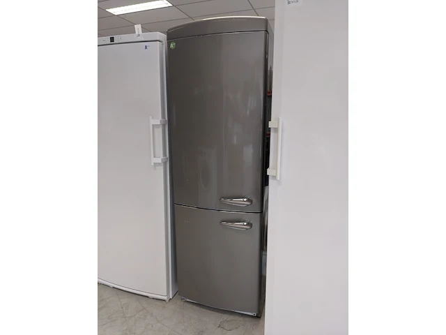 Combi koelkast, msystem, womdopixl, grijs / chroom - afbeelding 1 van  8