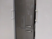Combi koelkast, msystem, womdopixl, grijs / chroom - afbeelding 1 van  8
