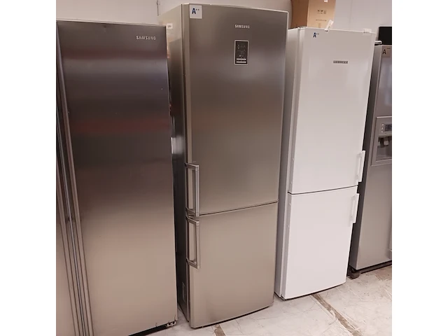 Combi koelkast no frost a++ samsung, rl40uvg, grijs / chroom - afbeelding 1 van  10