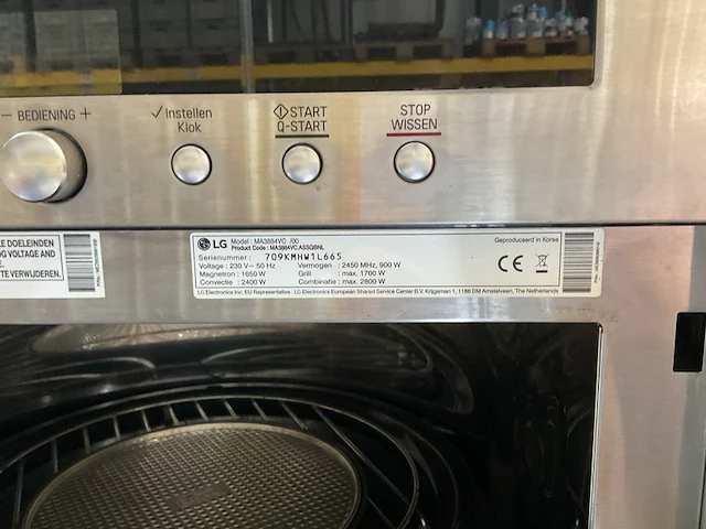 Combi magnetron 1650 w lg, zilver - afbeelding 3 van  4